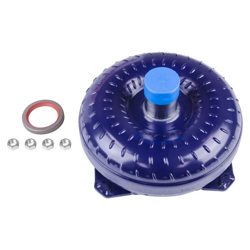 B&M Holeshot 3300 Torque Converter, 1970-82 Ford C4 1.375-inch crank pilot. 26 spline input. 10.5-inch bolt circle. 3100-3500 RPM stall Free Returns