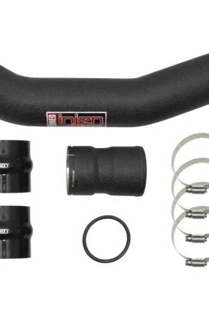 Hassle-Free Returns Injen Injen 17-22 Ford F250/F/350/F-450/F-550 V8-6.7L Turbo Diesel Wrnkl Blk Intercooler Hot Side Piping
