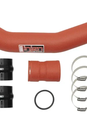 Editor’s Pick Injen Injen 17-22 Ford F250/F/350/F-450/F-550 V8-6.7L Turbo Diesel Wrnkl Red Intercooler Hot Side Piping