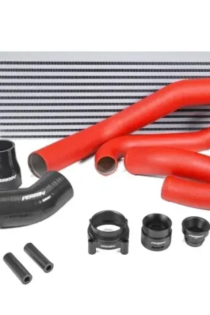 Perrin Perrin 22-23 Subaru WRX Front Mount Intercooler Kit (Red Tubes & Silver Core) Seasonal Sale