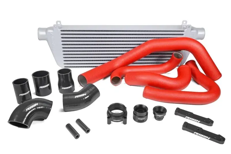 Perrin Perrin 22-23 Subaru WRX Front Mount Intercooler Kit (Red Tubes & Silver Core) Seasonal Sale