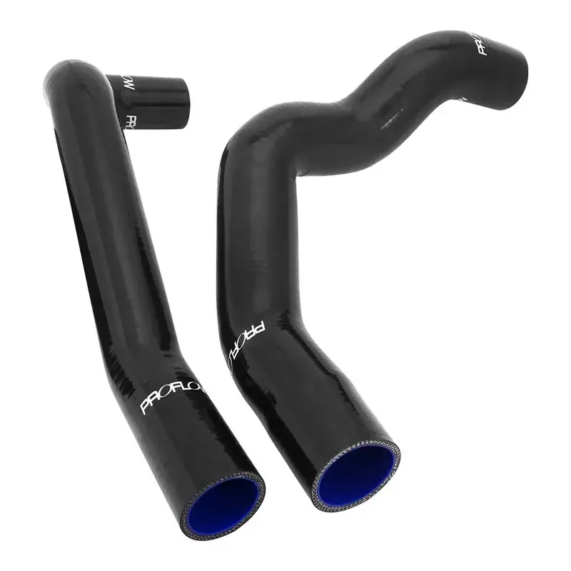 Fast Shipping Proflow Radiator Hose Kit Silicone Black 5mm Wall 4 Ply For Ford XA XB 351 Cleveland To Suit 650mm Wide Core Kit