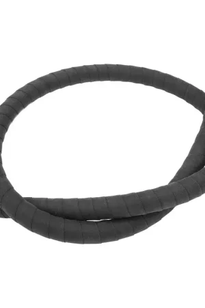 Get Yours Proflow Silicone Cloth Wrapped Heater Hose 12.7mm 1/2in to 16mm 5/8in Flared Suit Ford Black 1.1m Length