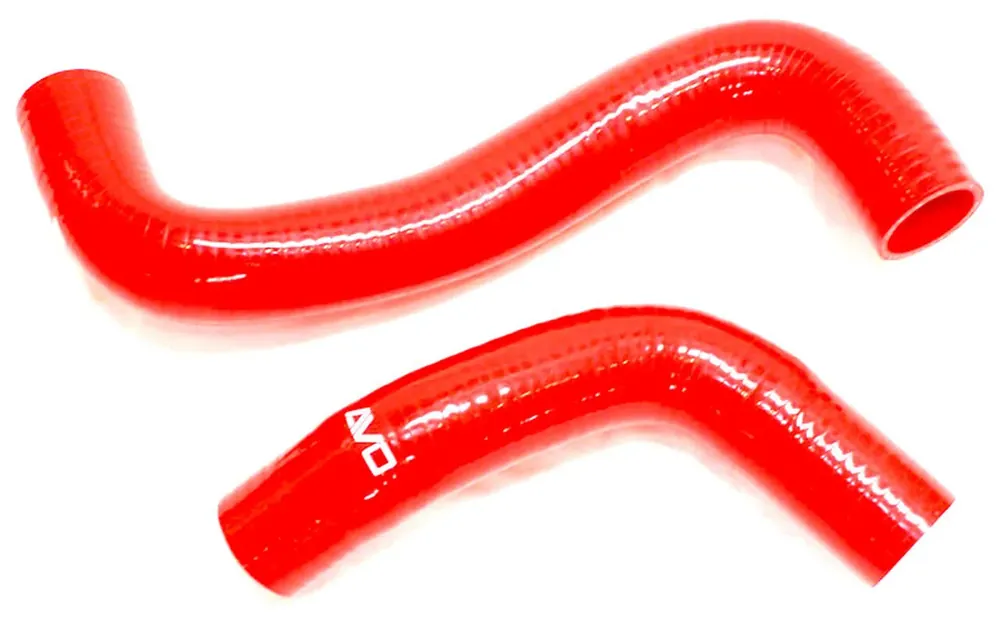 While Supplies Last AVO Silicone Radiator Hose Kit - Red (Liberty 04-09/Impreza STI 08+)