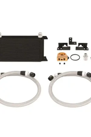 Certified Mishimoto Thermostatic Oil Cooler Kit (Wrangler JK 2007-2011) - Black