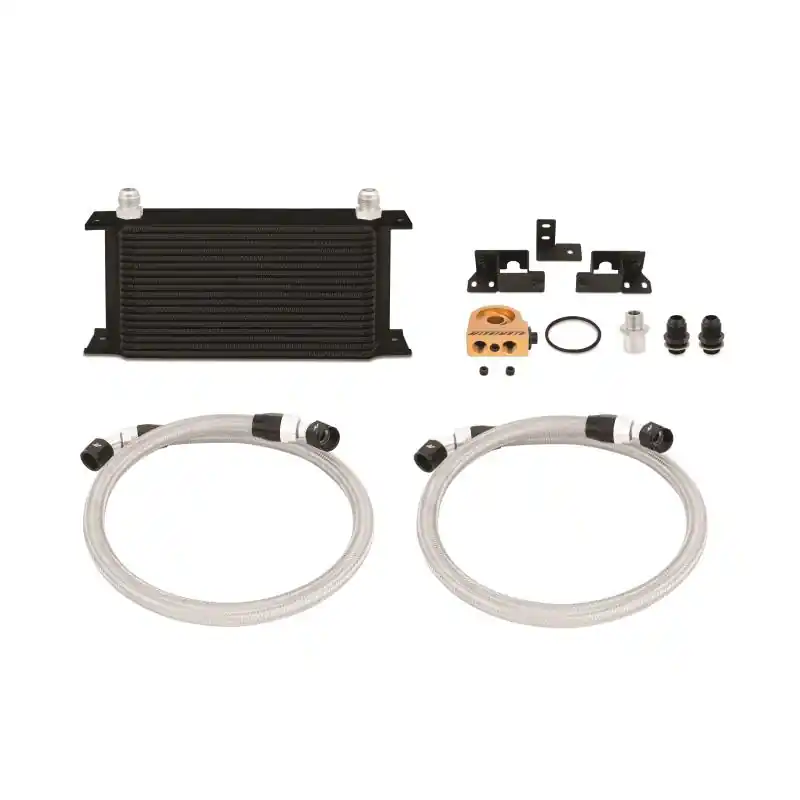 Certified Mishimoto Thermostatic Oil Cooler Kit (Wrangler JK 2007-2011) - Black
