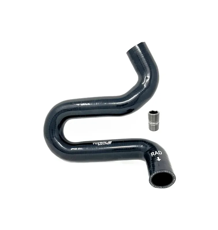 Trending Torque Solution Torque Solution 2015+ Ford Mustang GT S550 Lower Radiator Hose/ OEM Oil Cooler Delete Kit - Black