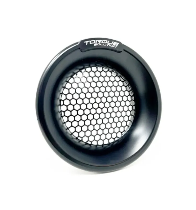 Torque Solution Torque Solution Billet Turbo Velocity Stack Shield For 4in Inlet - Black Last Chance