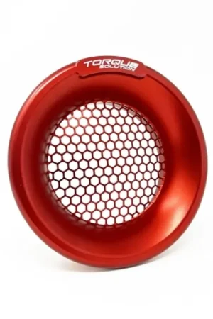 Exclusive Torque Solution Torque Solution Billet Turbo Velocity Stack Shield For 4in Inlet - Red