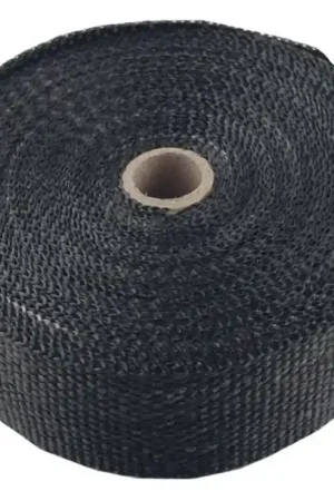Torque Solution Torque Solution Fiberglass Exhaust Wrap Universal 1inx50ft - Black Mega Sale