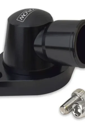 Proflow Water Neck Billet Aluminium Swivel Black Anodised 90 Degree SB & BB Chev Affordable