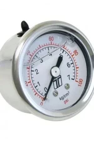 Turbosmart Fuel Pressure Reg Gauge 0-100psi Liquid Fill Free Delivery