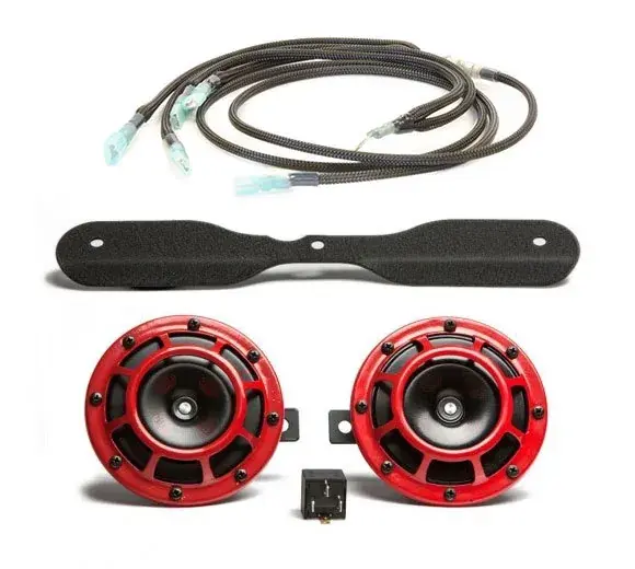 Hella Twin Supertone Horn Kit w/Grimmspeed Harness (WRX/STi 08-14) Fan Favorite