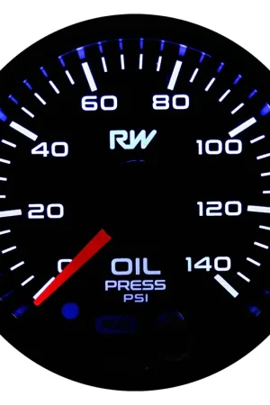Raceworks 52mm Electronic Oil Pressure Gauge Kit Trending