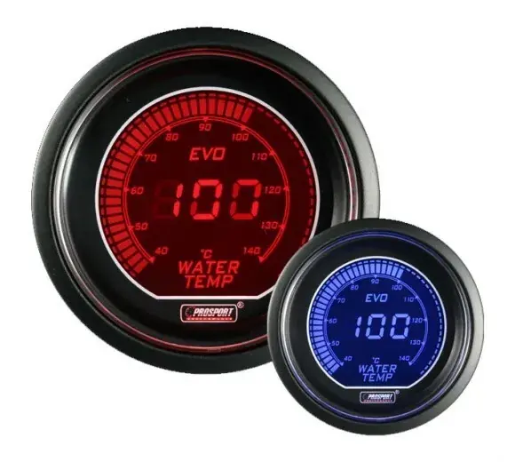 ProSport 52mm 'Evo' Water Temperature Gauge - Red/Blue (Celsius) Big Sale