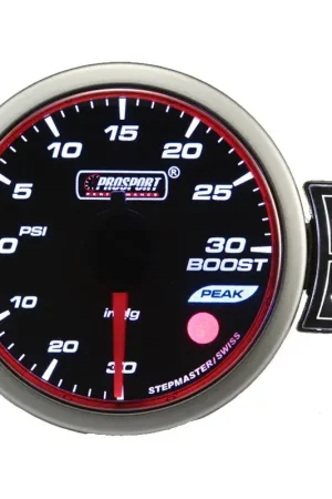 ProSport 52mm Electrical 'Halo' Boost Gauge - Amber/White/Blue Sale