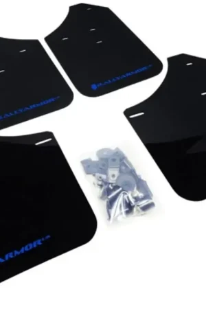 Rally Armor UR Rally Mud Flap (WRX/STi 01-07) Black/Blue Logo Premium