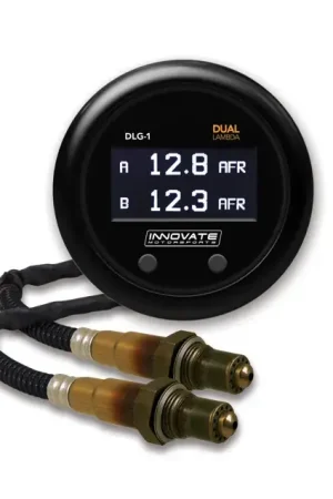 Holiday Sale Innovate Motorsports DLG-1 Dual Lambda O2 AFR Gauge Kit