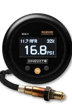 Hot Deal Innovate Motorsports SCG-1 Solenoid Boost Controller w/Wideband O2 Gauge Kit