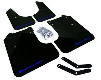 Rally Armor UR Rally Mud Flap (WRX 08-10) Black/Grey Logo Big Sale