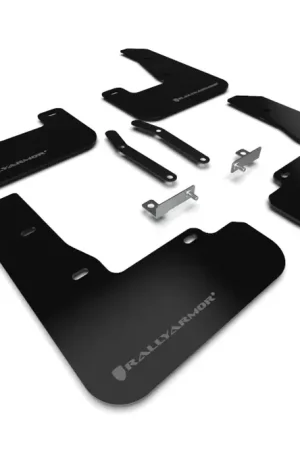 Rally Armor UR Rally Mud Flap (Elantra/i30 2019+) Black, Grey Logo Seasonal Sale