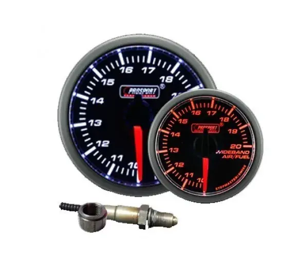 Modern ProSport 52mm Electrical 'Premium' Wideband Air/Fuel Gauge - Amber/White
