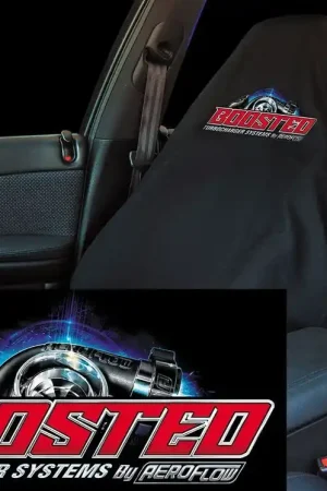 Latest Aeroflow Boosted Throw Seat Cover - Black