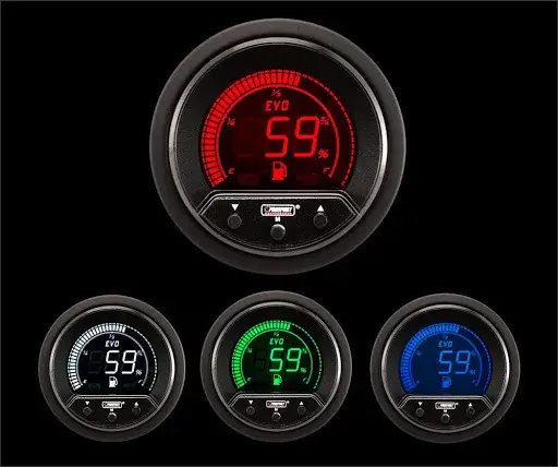 Sale ProSport 52mm Electrical 'Premium Evo' Fuel Level Gauge - Multi-Colour