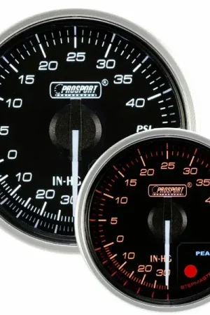Mega Sale ProSport 52mm Electrical 'Supreme' Boost Gauge - Amber/White