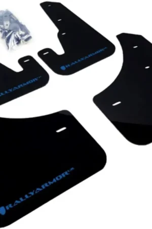 Rally Armor UR Rally Mud Flap (Mazdaspeed3 04-09) Black/Blue Logo Price Drop