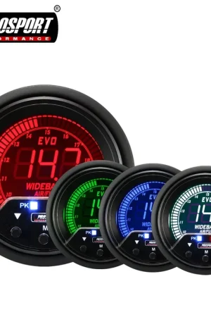 ProSport 60mm Electrical 'Premium Evo' Wideband AFR Kit - Multi-Colour Viral
