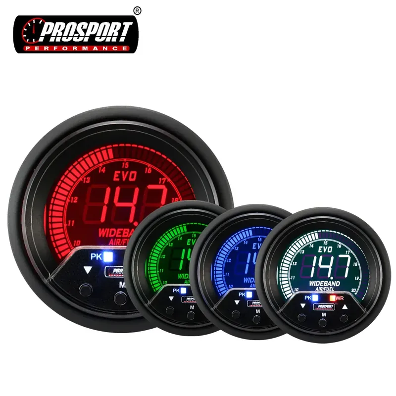 ProSport 60mm Electrical 'Premium Evo' Wideband AFR Kit - Multi-Colour Viral