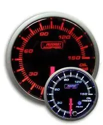 Weekend Sale ProSport 60mm Electrical 'Premium' Oil Pressure Gauge - Amber/White