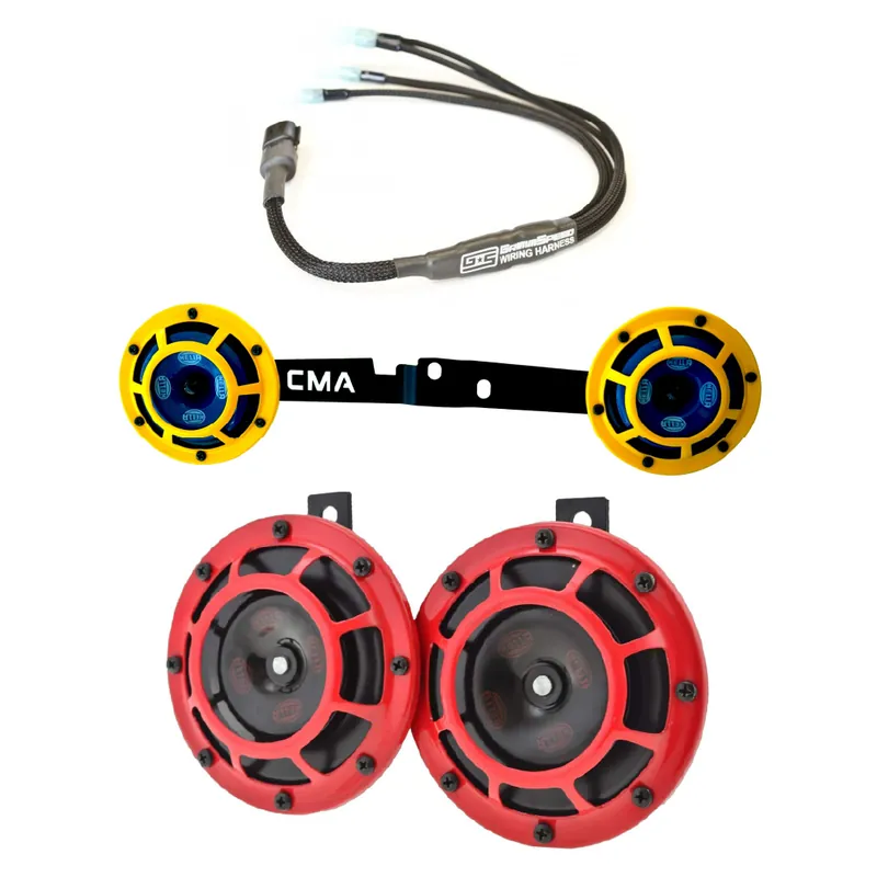 Special Discount Hella Twin Supertone Horn Kit w/Grimmspeed Harness (WRX/STi 15+)
