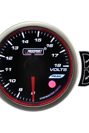 ProSport 52mm Electrical 'Halo' Volt Gauge - Amber/White/Blue Limited Time