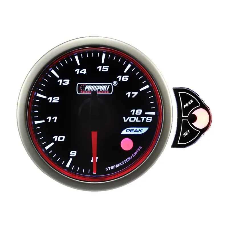 ProSport 52mm Electrical 'Halo' Volt Gauge - Amber/White/Blue Limited Time