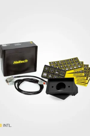 Luxury Boosted International Haltech CAN Keypad 8 button 2x4 Bundle (EVO 7/8/9 01-07) - Mount + Haltech 4x2 Keypad