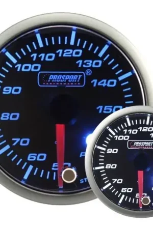 ProSport 52mm 'Premium' Oil Temperature Gauge - Blue/White - Fahrenheit Buy Online