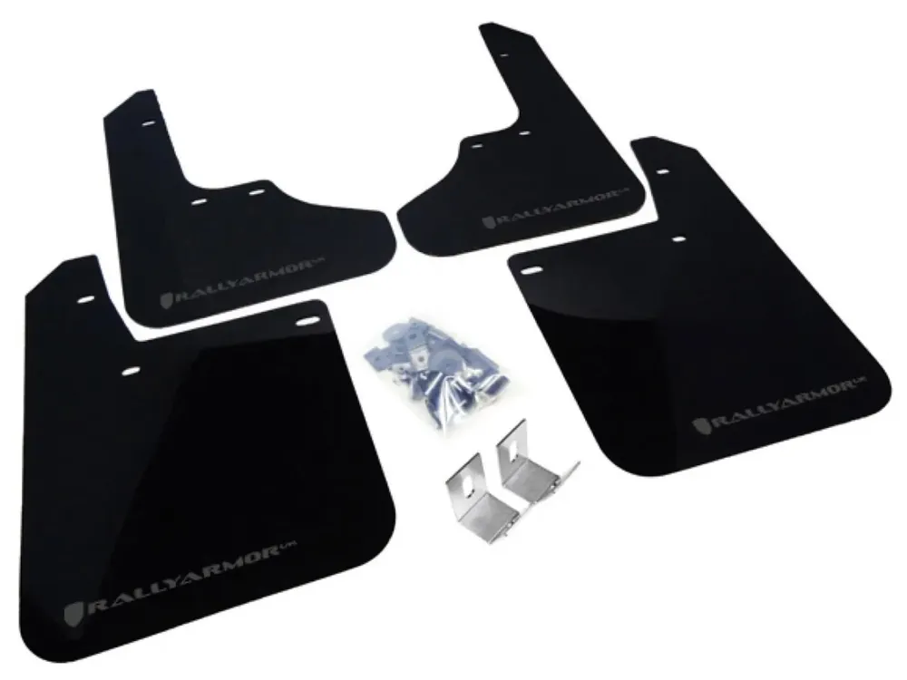 Direct From Factory Rally Armor UR Rally Mud Flap (WRX/STi 94-00) Black/Blue Logo