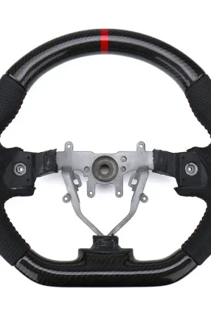 High Quality Faction Fab Steering Wheel - Carbon and Leather (WRX/Sti 08-14)