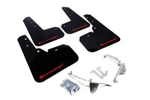 Free Returns Rally Armor UR Rally Mudflap Kit (Forester 2019+) Black/Grey Logo