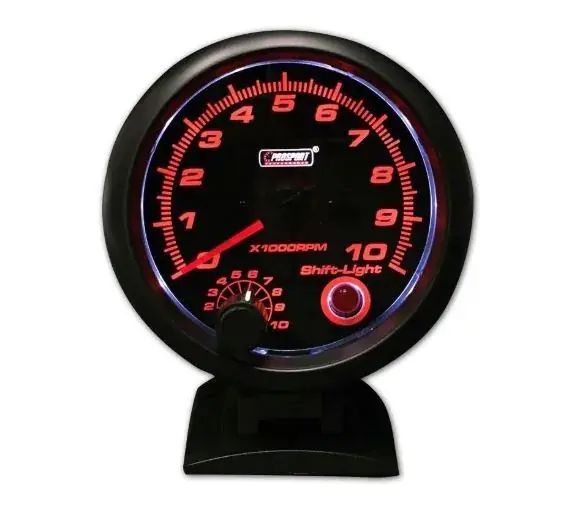 ProSport 100mm Tachometer w/Shift Light - Amber High Quality