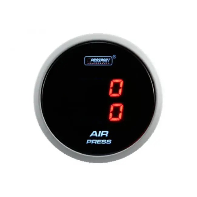 ProSport 52mm Digital Dual Air Pressure Gauge - Amber Fast Shipping