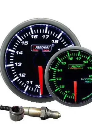 ProSport 52mm Electrical 'Premium' Wideband Air/Fuel Gauge - Green/White Weekend Sale
