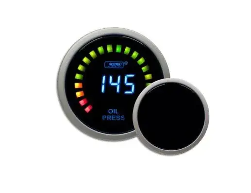 ProSport 52mm Electrical Oil Pressure Gauge - Blue Digital Display Place Order