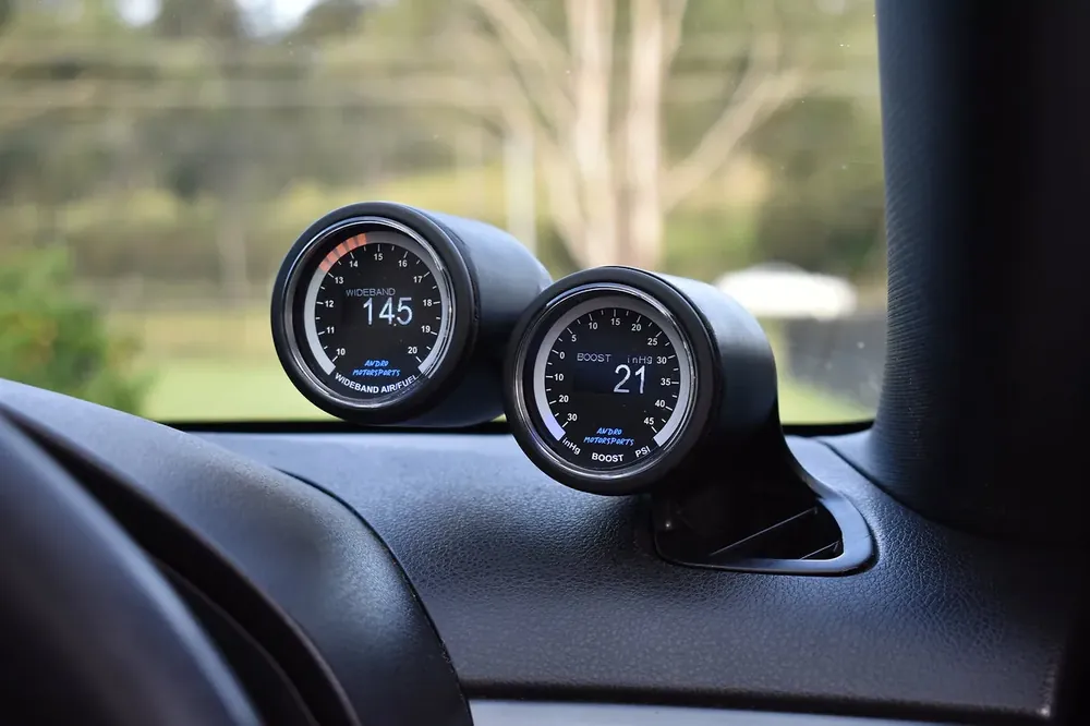 Andro Motorsports 60mm Dual Demister Vent Gauge Pod (WRX/STI GH/GP 08-14/Forester 08-14) Worldwide Shipping
