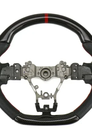 Faction Fab Steering Wheel (WRX/STi 2015+) Carbon Top + Bottom + Leather Sides Trusted Brand