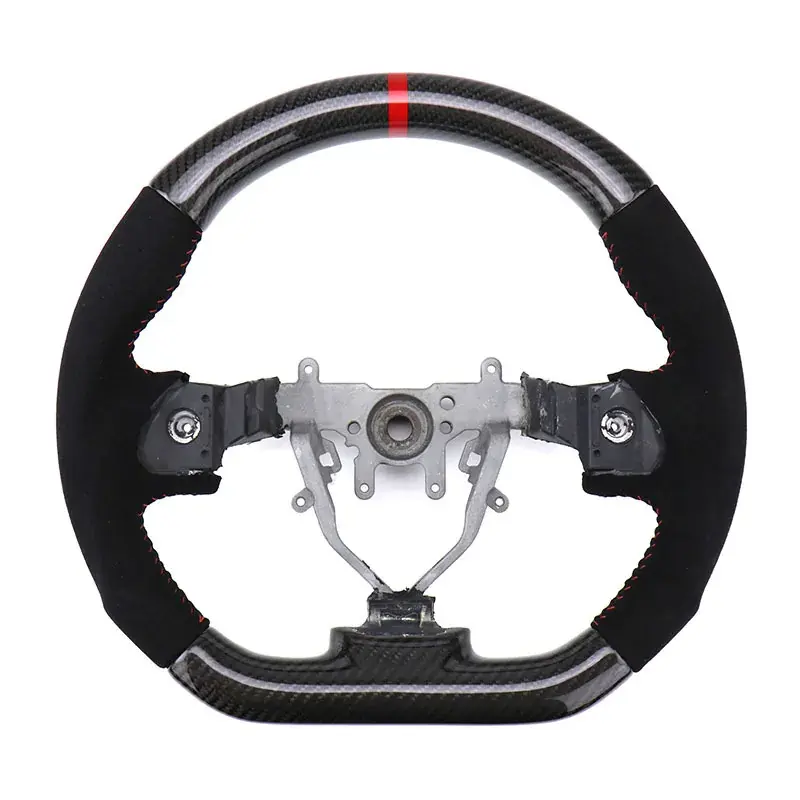 Faction Fab Steering Wheel - Carbon and Sude (WRX/Sti 08-14) Fan Favorite