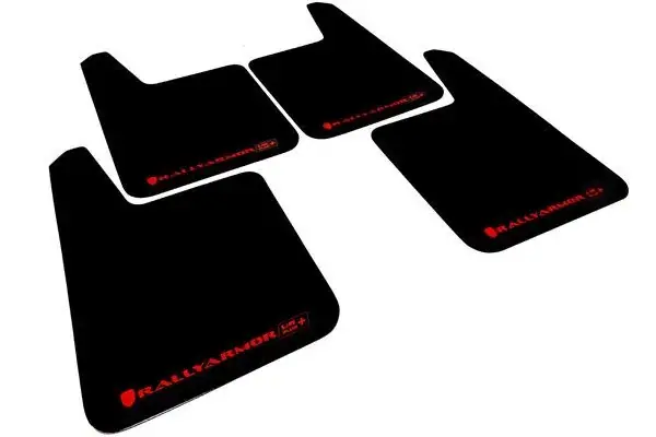 Rally Armor Universal MSPEC Mud Flap Black/Red Logo Buy Online