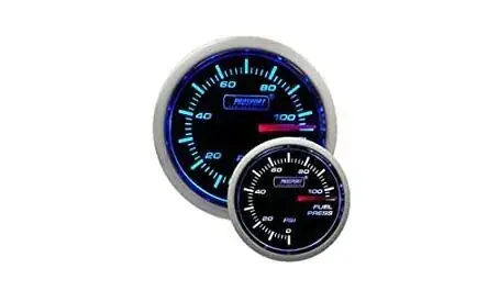 ProSport 52mm Electrical Fuel Pressure Gauge - Blue/White Special Discount